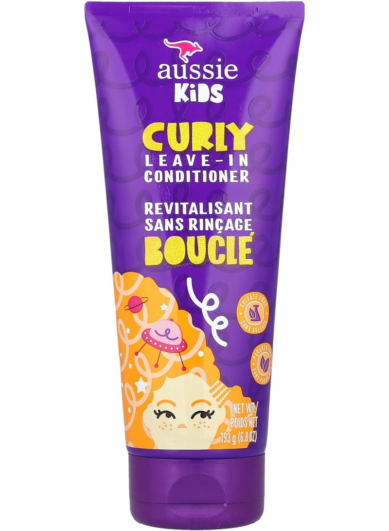 Aussie, No Rinse Kids Curl Conditioner, Tropical Fruits, 6.8 oz (193 g) - Image 1